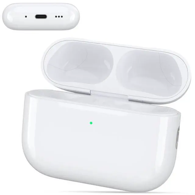 Main image of Replacement Wireless Charging Case Compatible with AirPods Pro 3 USB-C | 450mAh Wireless Charger Case with Bluetooth Pairing Sync Button, 15-Min Fast Charging, USB-C & Wireless Charging, No Earbuds