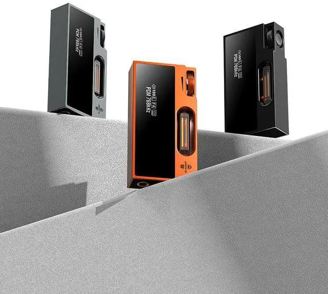 Alt view image 2 of 7 - UA7 USB DAC AMP Portable Headphone Amplifier Built-in Dual JAN6418 Tubes,ES9069 DAC,Support DSD512,768kHz/32bit,577mW@32 Output,3.5mm+4.4mm Jack (Grey)