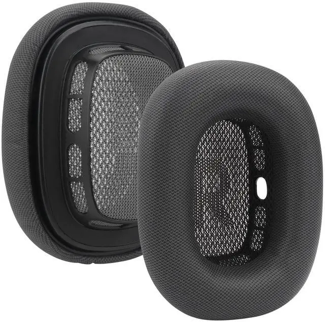 Main image of Replacement Ear Cushions for AirPods Max Headphones AirPod Max Ear Cushions Ear Pads Covers Comfort Protein Leather Noise Isolation Memory Foam Earpads (Gray)