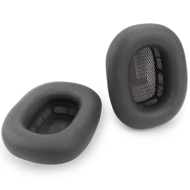 Alt view image 6 of 7 - Replacement Ear Cushions for AirPods Max Headphones AirPod Max Ear Cushions Ear Pads Covers Comfort Protein Leather Noise Isolation Memory Foam Earpads (Gray)