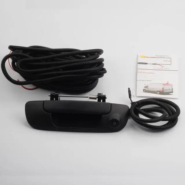 Alt view image 7 of 7 - Tailgate Handle Backup Camera Compatible with 2002-2008 Dodge Ram | for Ram 1500 2500 3500 Back up Rear View Reverse Camera Night Vision w/Extension Harness (RCA Connector)