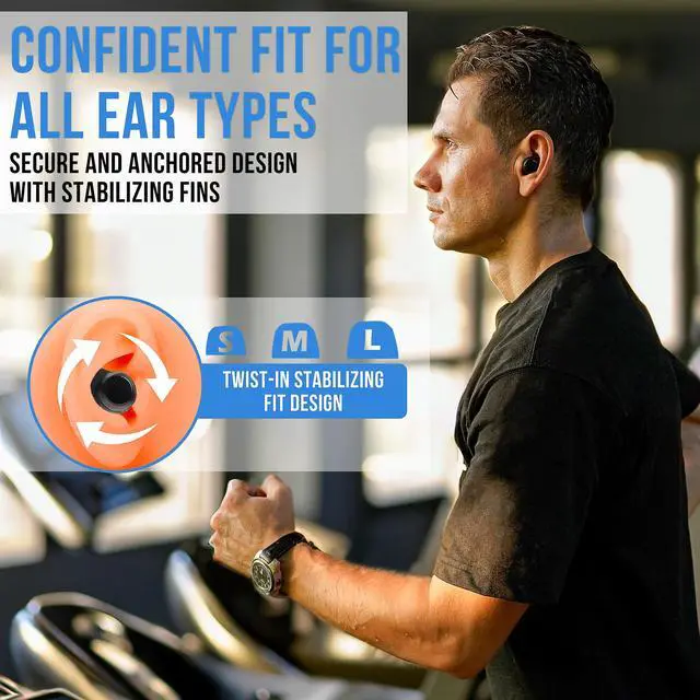 Alt view image 6 of 7 - Earbuds with Mic - Bluetooth 5.3 Headphones True Wireless IPX5 Waterproof Buds with Charging Case 50H Battery & Crystal Clear Stereo Sound