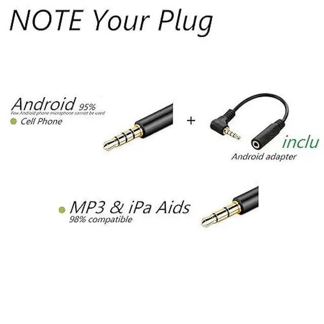 Alt view image 4 of 5 - A780 Battery Life 8 Hours Spy Earpiece with Neckloop No Amplifier Work in Quiet Place