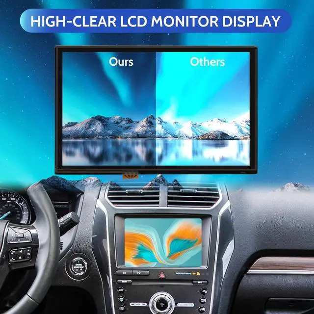 Alt view image 7 of 7 - DL3T-18B955-FA 8" LCD Touch Screen Display - Compatible with 2011-2016 Ford Explorer/F-150/F-250/Edge/Fusion/Expedition/Mustang - Sync 2 Navigation Screen Replacement
