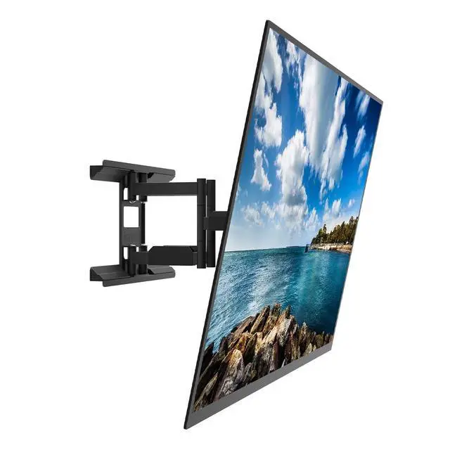 Alt view image 4 of 7 - LX600SW Full-Motion Steel Stud TV Mount with SNAPTOGGLE® Heavy-Duty Toggle Bolts for 34" to 65" TVs | for Metal Studs ONLY | Black