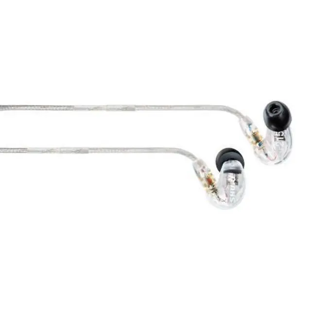 Alt view image 4 of 7 - SE215-CL Sound Isolating In Ear Stereo Earphones (Clear) with 3 Pairs of Triple Flange Sleeves for Better Sound Isolation