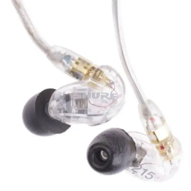 Alt view image 2 of 7 - SE215-CL Sound Isolating In Ear Stereo Earphones (Clear) with 3 Pairs of Triple Flange Sleeves for Better Sound Isolation