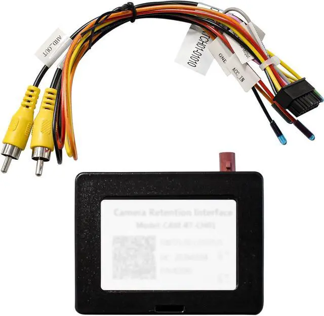 Main image of Radio Backup Camera Factory Adapter for Jeep Wrangler JL & Gladiator JT 2018-2022 Dodge Ram 2019-2023