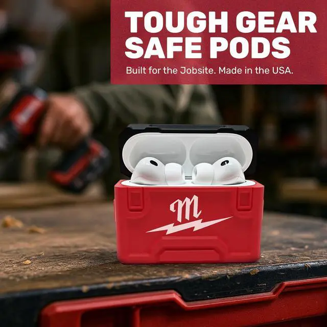 Alt view image 3 of 7 - Airpod Pro 3 Case for Milwaukee Packout Durable Toolbox Design - Made in USA