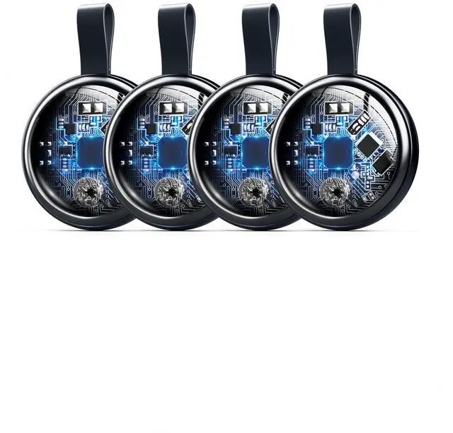 Main image of Air Tracker Tags-4 Pack for iOS and Android Bluetooth Tracker Smart Tags Compatible with Apple Find My (iOS) & Google's Find Hub Item Locator for Keys, Luggage, Wallet, Vehicles