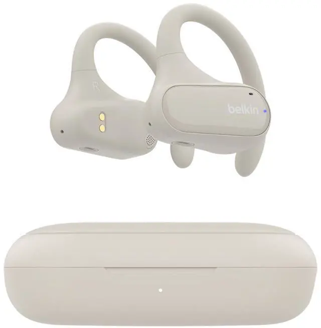 Main image of SoundForm ClearFit Open-Ear Earbuds, IPX5, 26H Battery Life | Wireless sport earphones, environmental noise cancelling, Bluetooth multipoint, hiking, biking, running, gym
