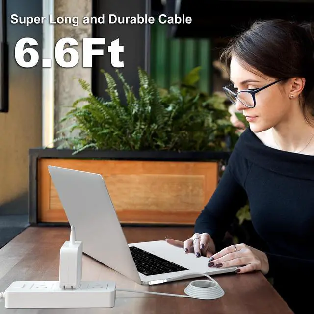 Alt view image 7 of 7 - MacBook Pro Charger, 60W L-Tip Mag 1 Power Adapter | Compatible with MacBook Pro 13" 2010-2012, MacBook 2009-2010, MacBook Air 11" 2010-2011,Mac Air 13 '' 2008-2011