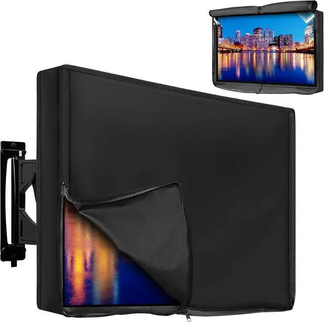 Main image of Outdoor TV Cover 52-55 Inch Weatherproof, 600D All Zipper Outside TV Covers | Waterproof Outside TV Covers Heavy Duty 600D Fabric Canvas Outdoor TV Screen Protectors Shield for Flat Screen Outdoor TVs