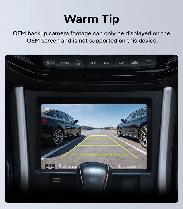 Alt view image 4 of 7 - Car Radio Stereo for Honda Accord 2013-2017, Wireless CarPlay Android Auto | 10.2 inch IPS HD touchscreen, 64G storage, 5G WiFi GPS navigation, phone link, Bluetooth, AM FM SWC, 1080P backup camera