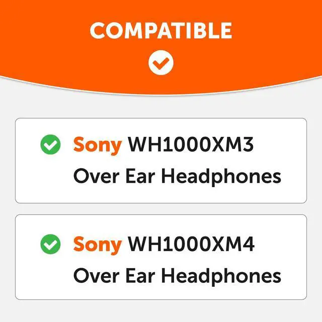 Alt view image 2 of 7 - BandZ XM3 / XM4 - Silicone Headband Cover for Sony WH1000XM3 & WH1000XM4 Headphones by Wicked Cushions | Enhanced Comfort, Style, & Sweat Protection | Exclusively for Sony XM3 / XM4 | Black