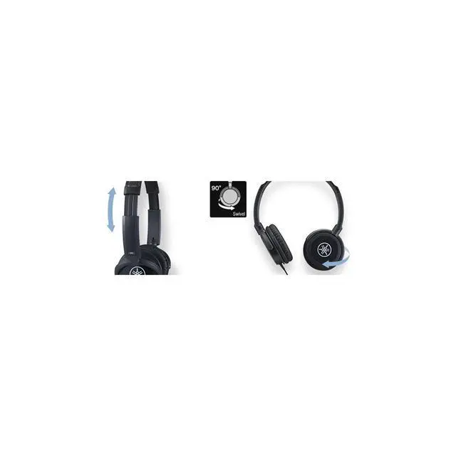 Alt view image 2 of 3 - HPH-100 Headphones, Quality Sound and deep bass, Over The Ear, Wired Musicians Headphones, in Black