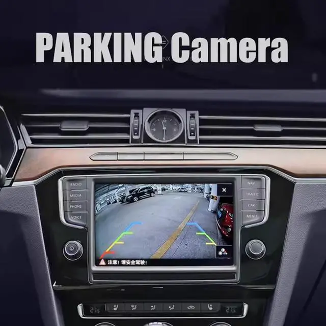 Alt view image 7 of 7 - Car Flipping Rearview Camera Compatible with Passat B8 B6 B7 Golf MK7 MK5 MK6 Reverse Parking HD Camera