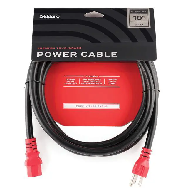 Alt view image 2 of 2 - Accessories IEC Power Cable - IEC to NEMA Plug Power Cable, 10FT (North America) Male to Female