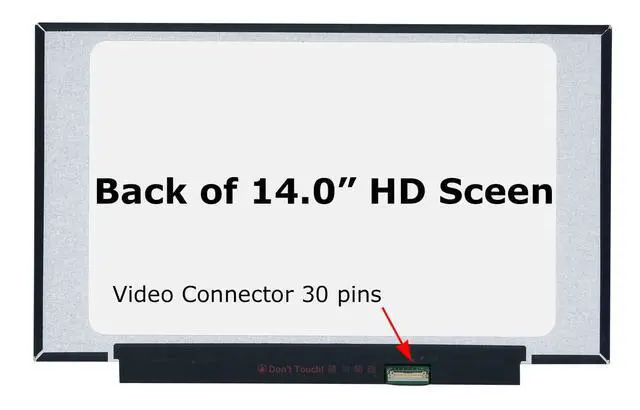 Alt view image 2 of 7 - New Screen Replacement for HP Chromebook 14 G6 G7 | 30pin HD Matte 1366x768 LCD LED Display with Tools