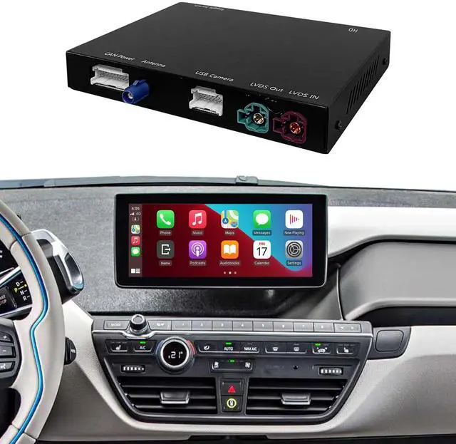 Main image of Wireless CarPlay Interface Decoder for BMW I3 I01 2012-2017 NBT | CarPlay Retrofit Kit for BMW I3 with NBT, Support Wireless Carplay, Android Auto, MirrorLink