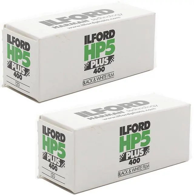 Main image of HP5 Plus Black and White Negative Film ISO 400 (120 Roll Film) 2-Pack