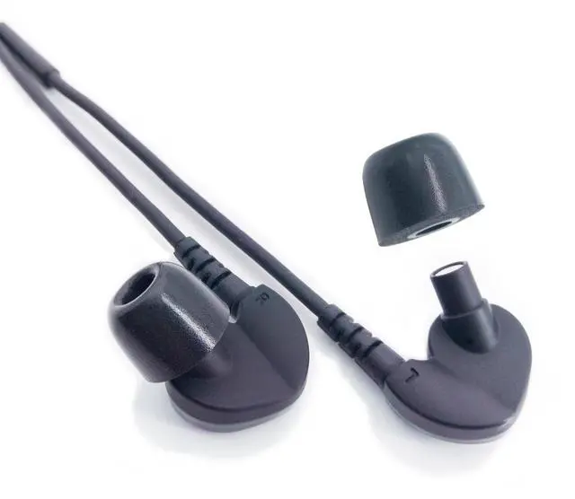 Alt view image 3 of 7 - Replacement Eartips for Axil GS Extreme 2.0/3.0, XCOR PRO, S/M/L | Earbuds Foam Tips, Comfort Fit, 3 Pairs, Black