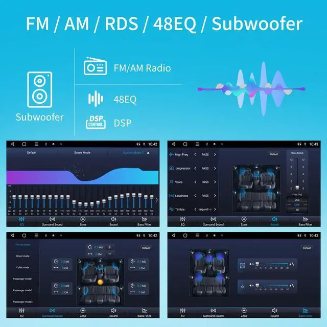 Alt view image 7 of 7 - Radio for Toyota Camry 2007 2008 2009 2010 2011 Car Stereo Android 14 9 Inch IPS Touch Screen Wireless Carplay& Android Auto Bluetooth WiFi Wireless GPS FM SWC Backup Camera Head Unit