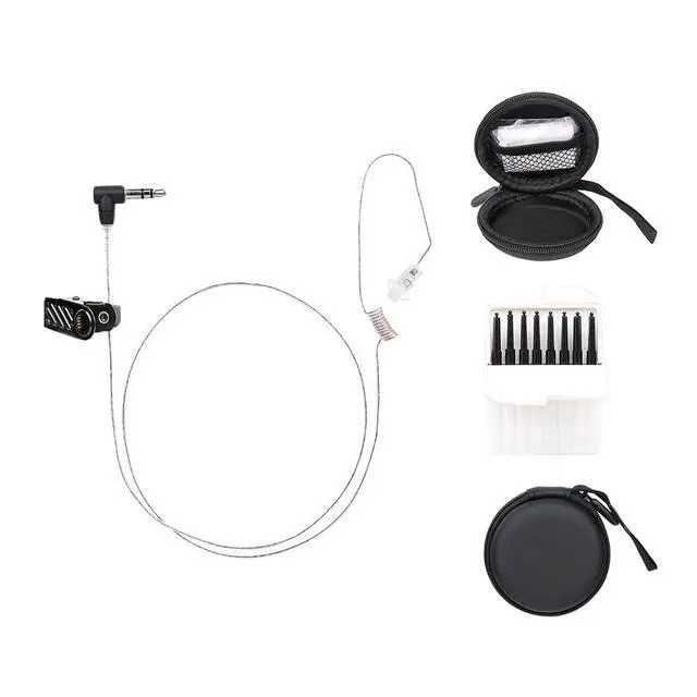 Alt view image 3 of 7 - 3.5mm Police Listen Only Eapiece, Covert High Definition Tubeless Listen Only Earpiece for Military Security and Law Enforcement Use