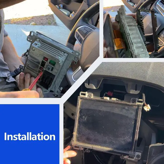 Alt view image 5 of 6 - 8.4" LCD Display with Touch Screen Digitizer Compatible with 2011-2014 Chrysler 300, 2013-2017 Dodge Dart, 2011-2018 Journey, 2011-2014 Charger, 2014-2017 Maserati Ghibli Part Number LAJ084T001A