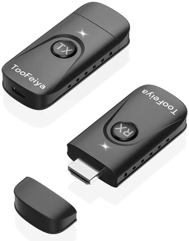 Main image of 2026 Upgraded Wireless HDMI Transmitter and Receiver 165FT/50M, 4K Decode 1080P@60Hz Ultra HD Video Output, Plug&Play 5G+2.4G for Video and Audio to Monitor from PC/Projector/TV Box