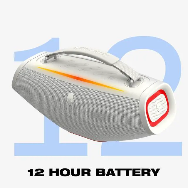 Alt view image 3 of 7 - Skullcandy Barrel Mini Portable Bluetooth Speaker, IPX7, 12-Hour Battery | Bluetooth 5.3, True Wireless Stereo, Multi-Link up to 99 Speakers, USB-C, LED Lights, Rechargeable Battery, Water-Resistant