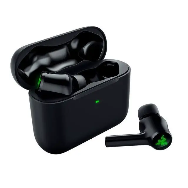Alt view image 2 of 7 - Hammerhead True Wireless (2nd Gen) Bluetooth Gaming Earbuds: Chroma RGB Lighting -60ms Low-Latency- Active Noise Cancellation - Dual Environmental Noise Cancelling Microphones- Classic Black