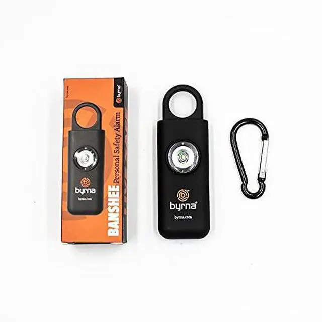 Alt view image 5 of 7 - Banshee Personal Safety Alarm - 130 dB Loud Military Grade Self Defense Emergency Keychain Siren Device with LED Strobe Alert Light for Women, Men, Children, Elderly, Hikers and Runners (Black)