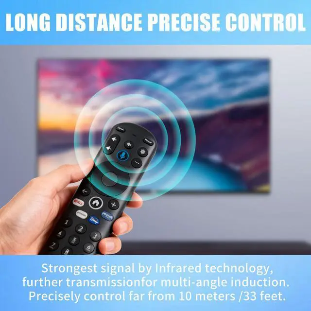 Alt view image 5 of 7 - Voice Replacement Remote Control for Element 4K UHD HDR Xumo TV E500AC43C E500AC50C E500AC55C E500AC65C E500AE98C E300AE24C E550AE55C E550AE75C E550AE86C, Easy Setup, No Batteries Included