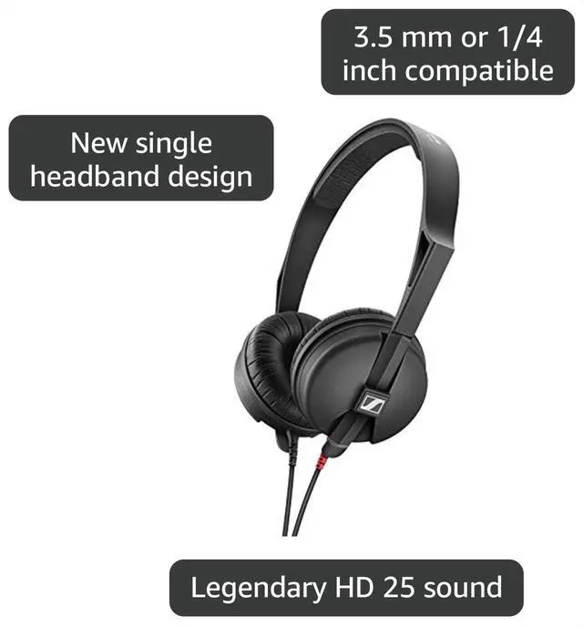 Alt view image 3 of 6 - Sealed Headphone HD 25 Plus