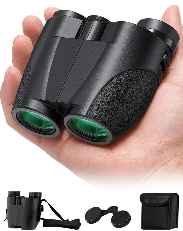 Main image of Binoculars for Adults and Kids, 20x25 Compact High Power Binoculars with Low Light Vision for Bird Watching, Large Eyepiece Waterproof Outdoor Hunting, Travel, Sightseeing
