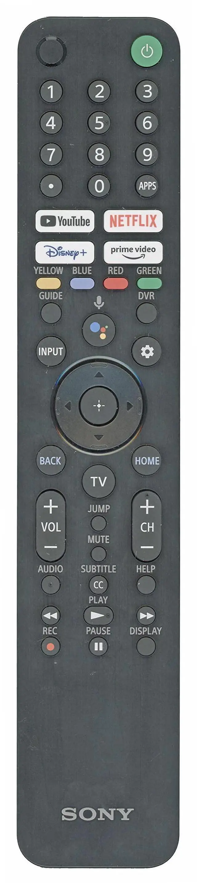 Main image of OEM Replacement for Sony RMF-TX520U Smart Voice Remote | Compatible with Sony Bravia TV Models, 1-009-952-11, KD-43X80J KD-43X85J KD-50X80J