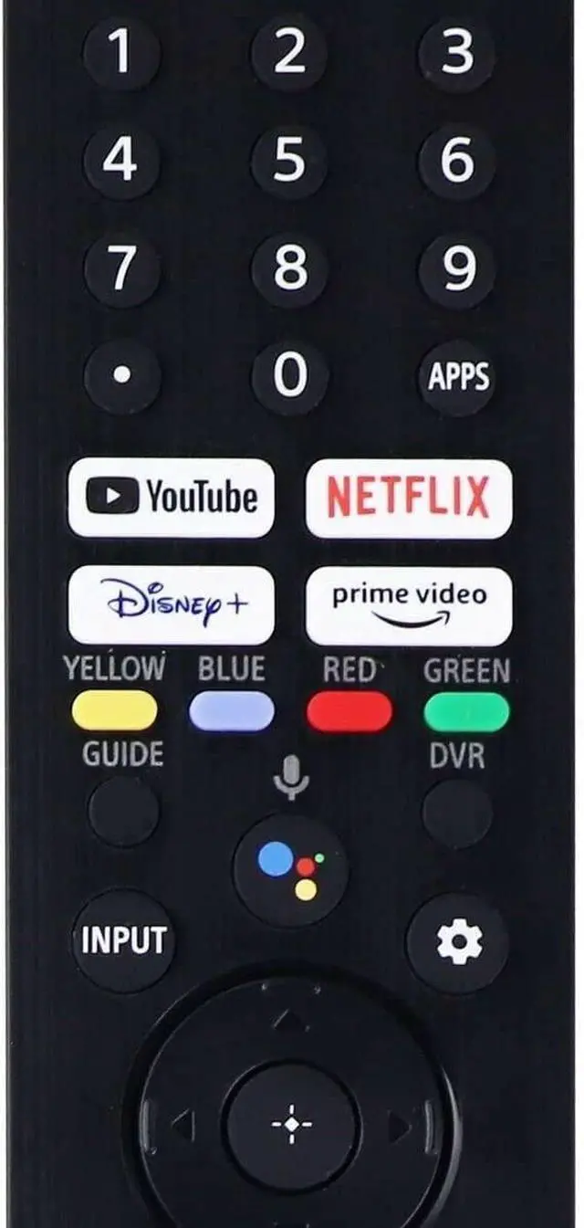 Alt view image 3 of 6 - OEM Replacement for Sony RMF-TX520U Smart Voice Remote | Compatible with Sony Bravia TV Models, 1-009-952-11, KD-43X80J KD-43X85J KD-50X80J