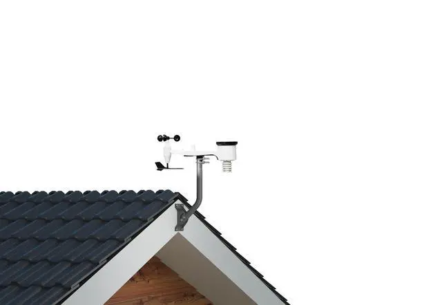 Alt view image 4 of 7 - Universal Antenna Mounting Pole 1.5" Dia x 17" L, Heavy Duty J Mount for Starlink, Weather Station & All Types of Antennas, Adjustable Pivot Lock Bracket for Wall, Eave & Roof