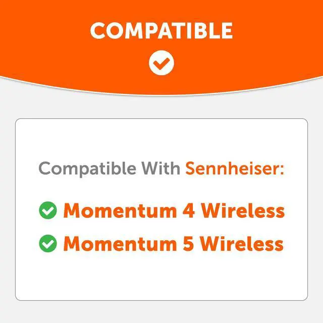Alt view image 2 of 7 - SweatZ Momentum 4 & 5 - Patented Earpad Covers for Sennheiser Momentum 4 & 5 Wireless Over Ear Headphones by Wicked Cushions | Sweatproof & Easily Washable | Black