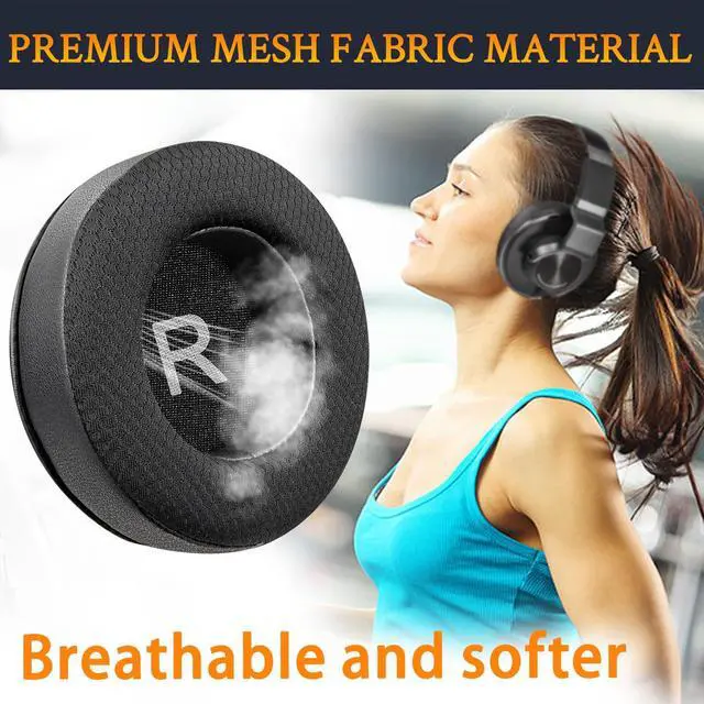 Alt view image 5 of 7 - Mesh Earpads for AKG K52/K92/K240/K550 - Black | for AKG Pro Audio K52/K72/K92/M220/K240/K241/K242/K271/K272/K340/K550/K550 MKII/K550 MKIII/K551/K553/K553 MKII/K553 Pro