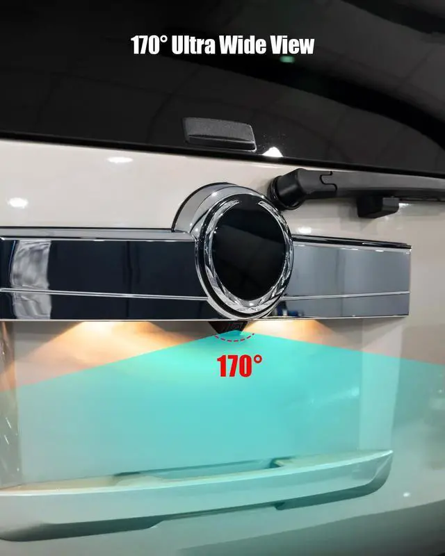 Alt view image 3 of 6 - Rear View Backup Reverse Camera Fit for Chevy Suburban 1500 2500 Tahoe GMC Yukon XL Cadillac Escalade 2009-2014, Replace 15173619 22790290 22913932 20985078