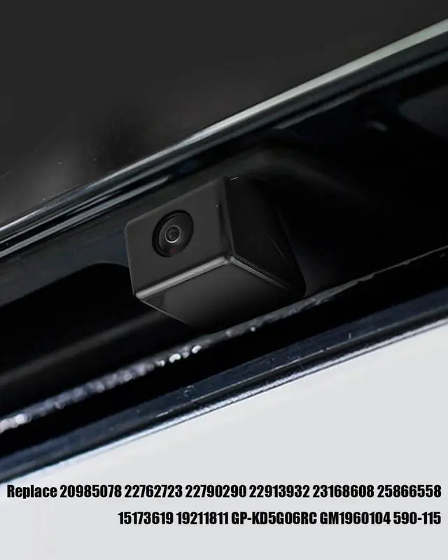 Alt view image 5 of 6 - Rear View Backup Reverse Camera Fit for Chevy Suburban 1500 2500 Tahoe GMC Yukon XL Cadillac Escalade 2009-2014, Replace 15173619 22790290 22913932 20985078