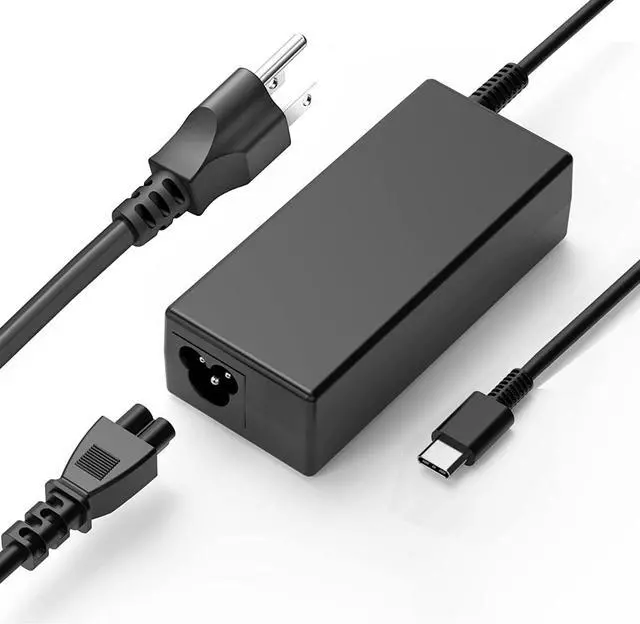 Main image of 65W 45W USB-C Charger Fit for HP Pavilion 16t-af000, 16z-ag000, Aero Laptop 13-bg0087nr; Pavilion Plus 14-ew0047nr, 14-ey0047nr, 14t-ew000 Laptop Power Adapter Supply Cord