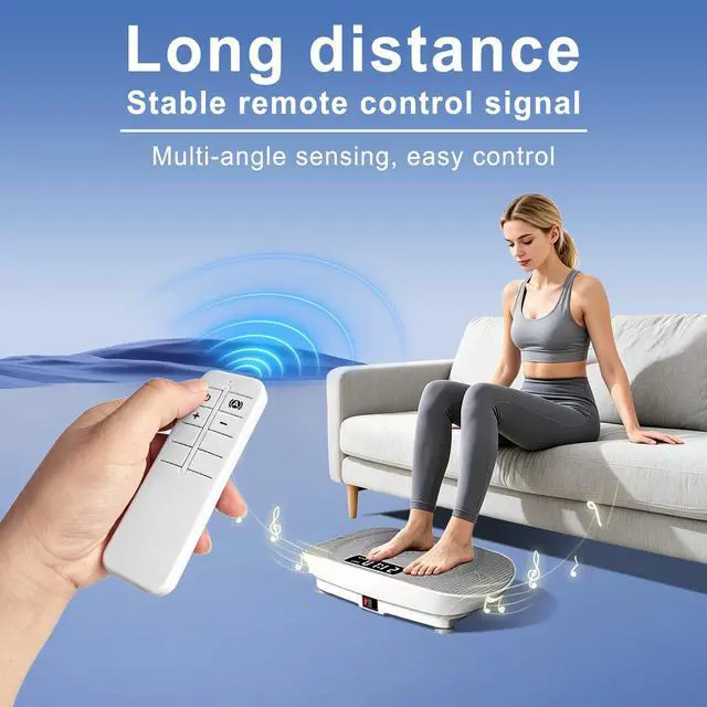 Alt view image 2 of 7 - MR-2398 MR-2398P Remote Replacement for MERACH Vibration Plate Exercise Machine Compatible with YESOUL YS-VM60 ZENACTIVE Vibration Platform Upright Stability Stand & Body Sculpture