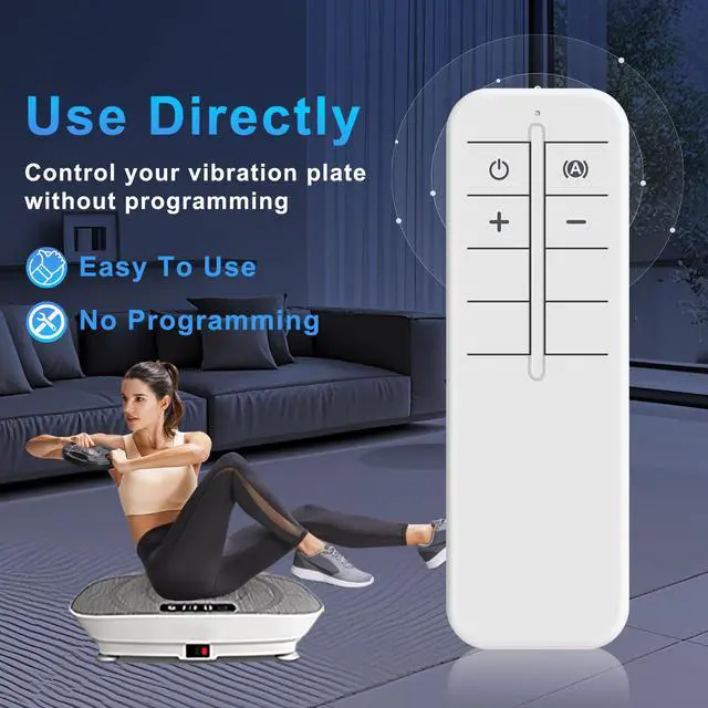 Alt view image 7 of 7 - MR-2398 MR-2398P Remote Replacement for MERACH Vibration Plate Exercise Machine Compatible with YESOUL YS-VM60 ZENACTIVE Vibration Platform Upright Stability Stand & Body Sculpture