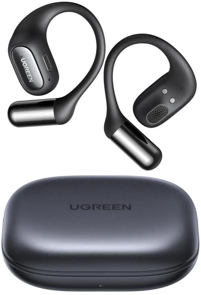 Main image of FitBuds Open Ear Hook-on Wireless Earbuds Headphones Bluetooth 6.0 | 4-Mic Noise Canceling, Spatial Audio, 28H Playtime, IPX5 Waterproof For Running Sports, Dual Connection, Titanium Wire