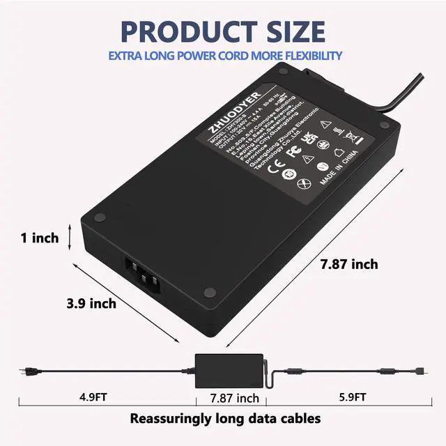 Alt view image 2 of 7 - 300W 230W 170W Laptop Charger for Lenovo Compatible with Lenovo Legion 7 | Compatible with Lenovo Legion 7 7i 5i 5pro 16IAH7H 16IRX9, R7000P R9000P R9000K Y9000X, ADL300SDC3A SA10R16956, ThinkPad P17