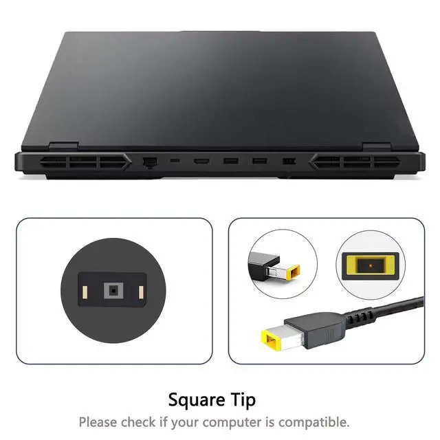Alt view image 6 of 7 - 300W 230W 170W Laptop Charger for Lenovo Compatible with Lenovo Legion 7 | Compatible with Lenovo Legion 7 7i 5i 5pro 16IAH7H 16IRX9, R7000P R9000P R9000K Y9000X, ADL300SDC3A SA10R16956, ThinkPad P17
