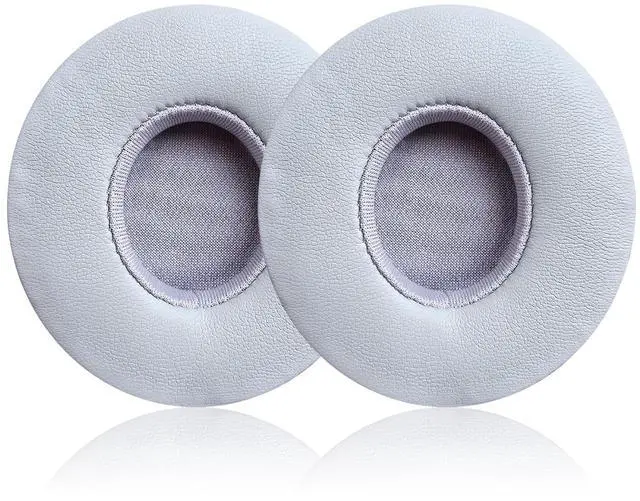 Main image of Replacement Ear Pads for Beats Solo 2 & Solo 3 Wireless On-Ear Headphones, Replacement EarPads Cushions Headphones Covers with Memory Noise Isolation Foam Softer Leather-Grey